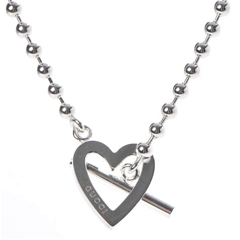 richard heart gucci|gucci toggle heart necklace.